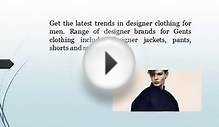 Buy Designer Clothing For Men