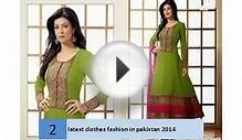 Latest Frocks Fashion Trends Designs 2014 in Pakistan and